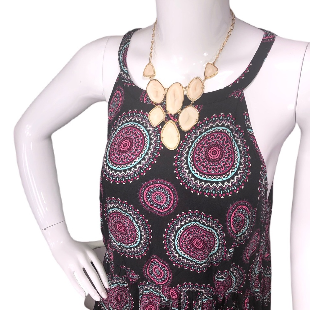 Torrid sz 2 Hi-Low Medallion Flouncy Tank Dress - Picture 8 of 12